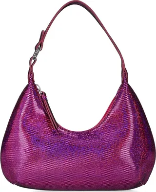 Baby Amber disco dot leather bag