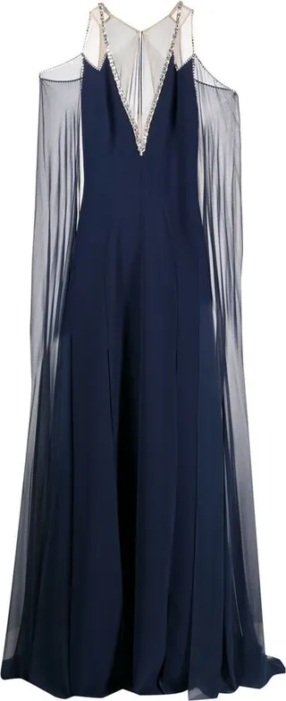 Vivien V-neck gown