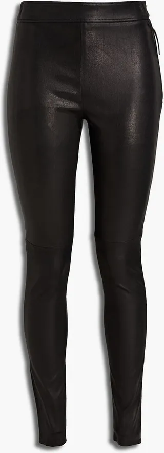 Leather skinny pants