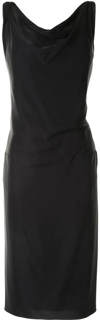 Draped Midi Dress