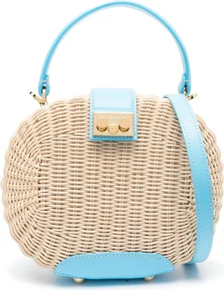 Small Straw Tote Bag