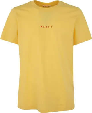 Marni Logo Printed Crewneck T-Shirt