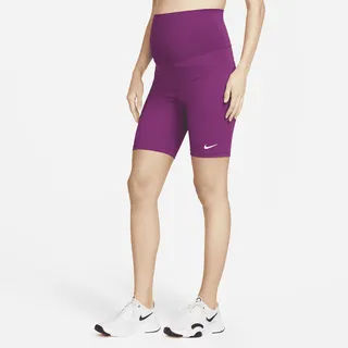 Nike Women's One (M) 7" Biker Shorts (Maternity) in Purple