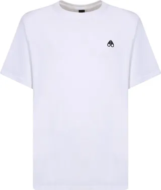 Moose Knuckles Logo Patch Crewneck T-Shirt
