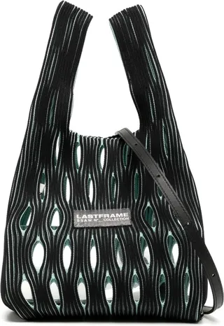 Two-Tone Cut-Out Bag