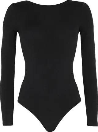 Memphis String Body Lingerie Bodysuit Black