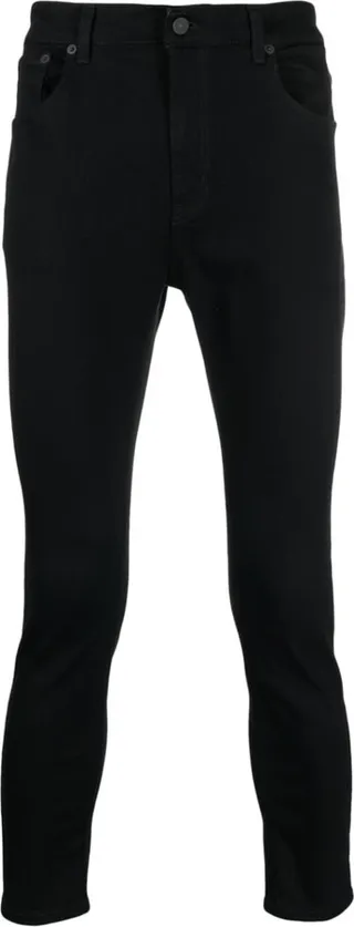 Low-Rise Cropped Jeans