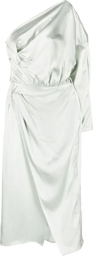 Silk Midi Dress