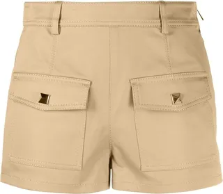 Stretch-Cotton Low-Rise Shorts