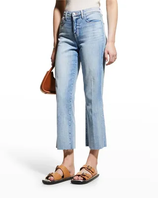 Wanda High-Rise Crop Wide-Leg Jeans