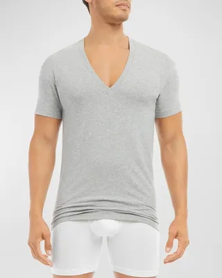 Men's Dream Stretch Deep V-Neck T-Shirt