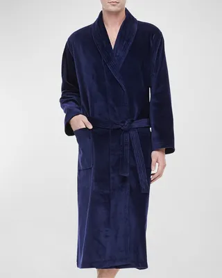 Men's Solid Terry Robe