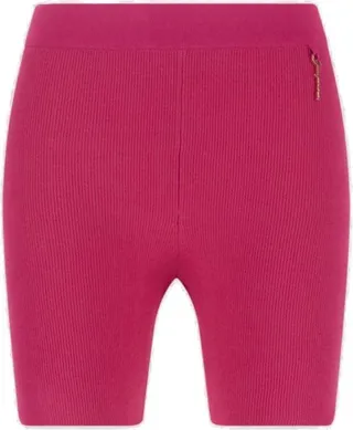 Jacquemus Charm Logo Knit Shorts