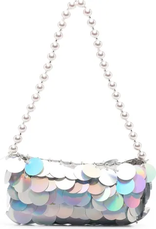 Nuit sequinned shoulder bag
