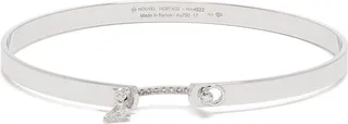 18kt white gold Cocktail Time Mode diamond bangle