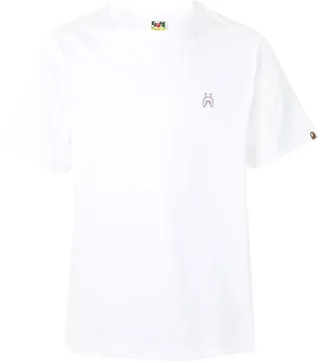 Shark embroidered short sleeved T-shirt