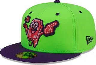 Men's New Era Green Beloit Sky Carp Copa De La Diversion 59FIFTY Fitted Hat
