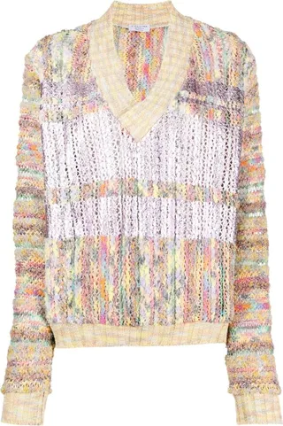 V-neck jumper