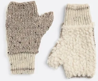 Patchwork Wool Mittens