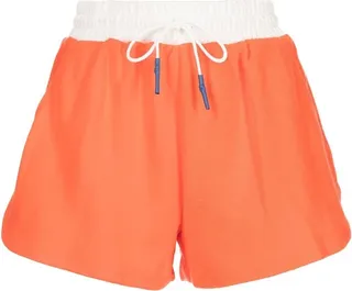 Embroidered-Logo Track Shorts