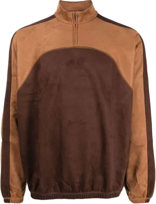 Faux-Suede Bomber Jacket