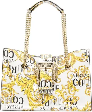 Barocco print tote bag