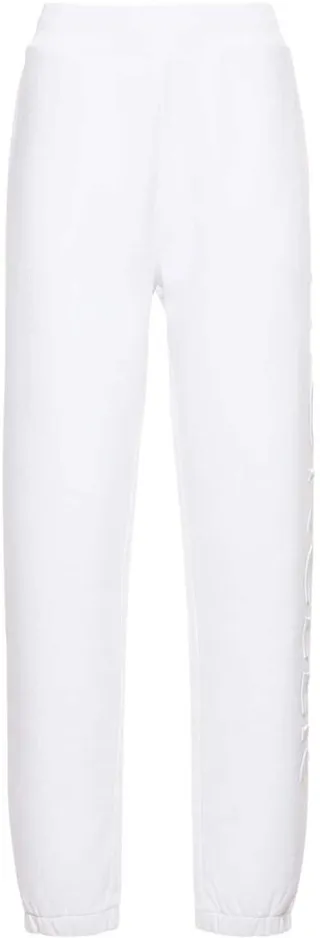 Cotton jersey logo sweatpants