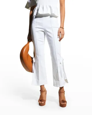 Lou Denim Pants with Ties
