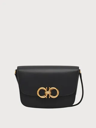 Ferragamo Women Trapezio crossbody bag Black