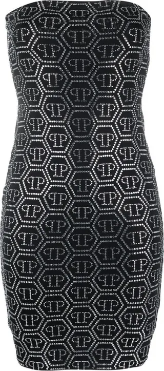 Sequin-Embellished Monogram Mini Dress