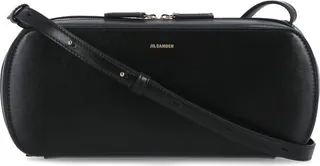 Jil Sander Tradition Logo Printed Medium Shoulder Bag