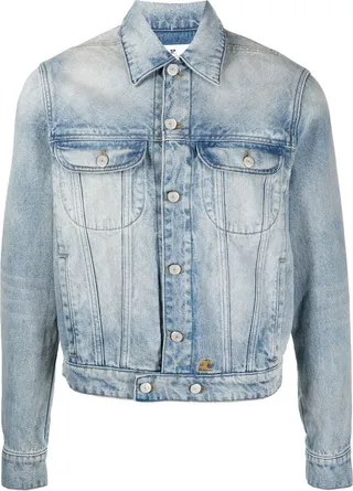 Washed-Denim Jacket