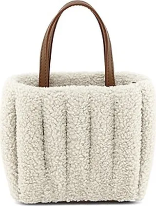THEMOIRe Aria Mini Faux Shearling Tote