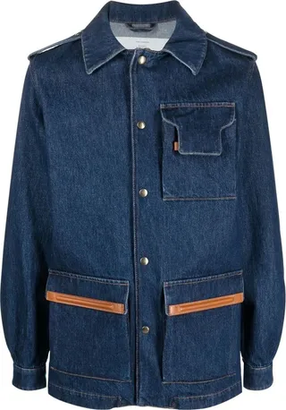 Denim Button-Up Jacket