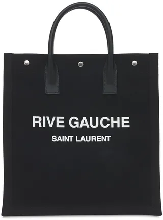 Rive Gauche Cotton Canvas Tote Bag