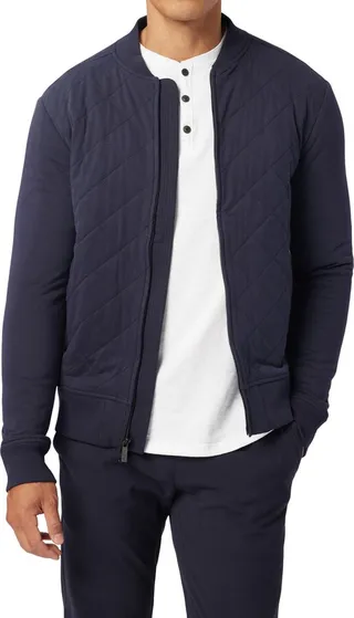 Mayfair Quilted Bomber Jacket