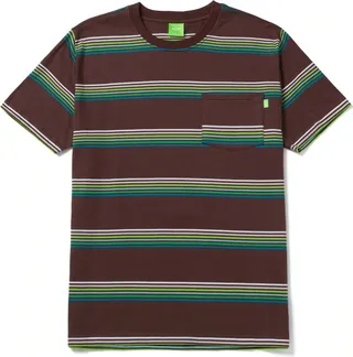 HUF Bolinas Stripe Mens Pocket Tee