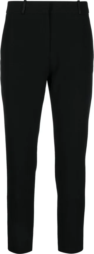 High-Waisted Cropped Trousers