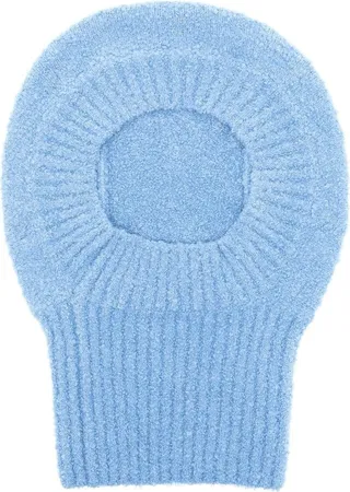 Ribbed Knitted Balaclava
