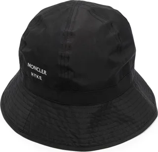 x Hyke logo-print bucket hat