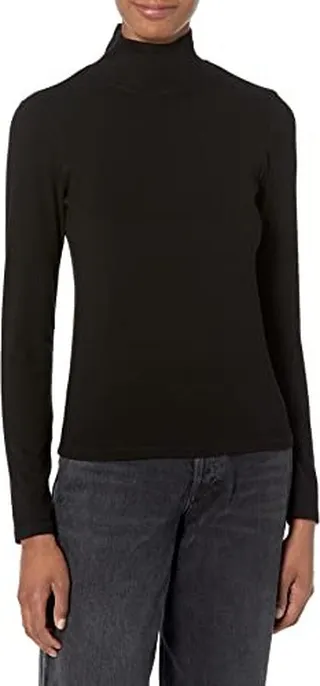 Velvet by Graham & Spencer Women's Kaylie Long Sleeve Turtle Neck Shirt