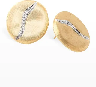 18k Gold Jaipur Diamond Stud Earrings