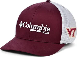 Columbia Virginia Tech Hokies Pfg Stretch Cap