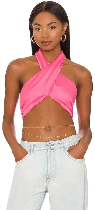 Alondra Halter Wrap Top