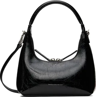Marge Sherwood Black Mini Zip Shoulder Bag