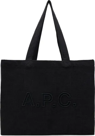 A.P.C. Black Diane Tote