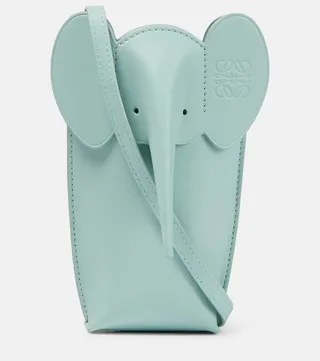 Elephant Pocket leather shoulder bag