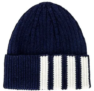 Thom Browne Cashmere 4 Bar Rib Hat in Blue