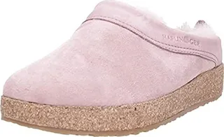 HAFLINGER Snowbird Lambskin Leather Clog Unisex Rosewood EU 40