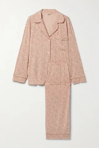 Eberjey - Gisele Printed Stretch-modal Pajama Set - Pink